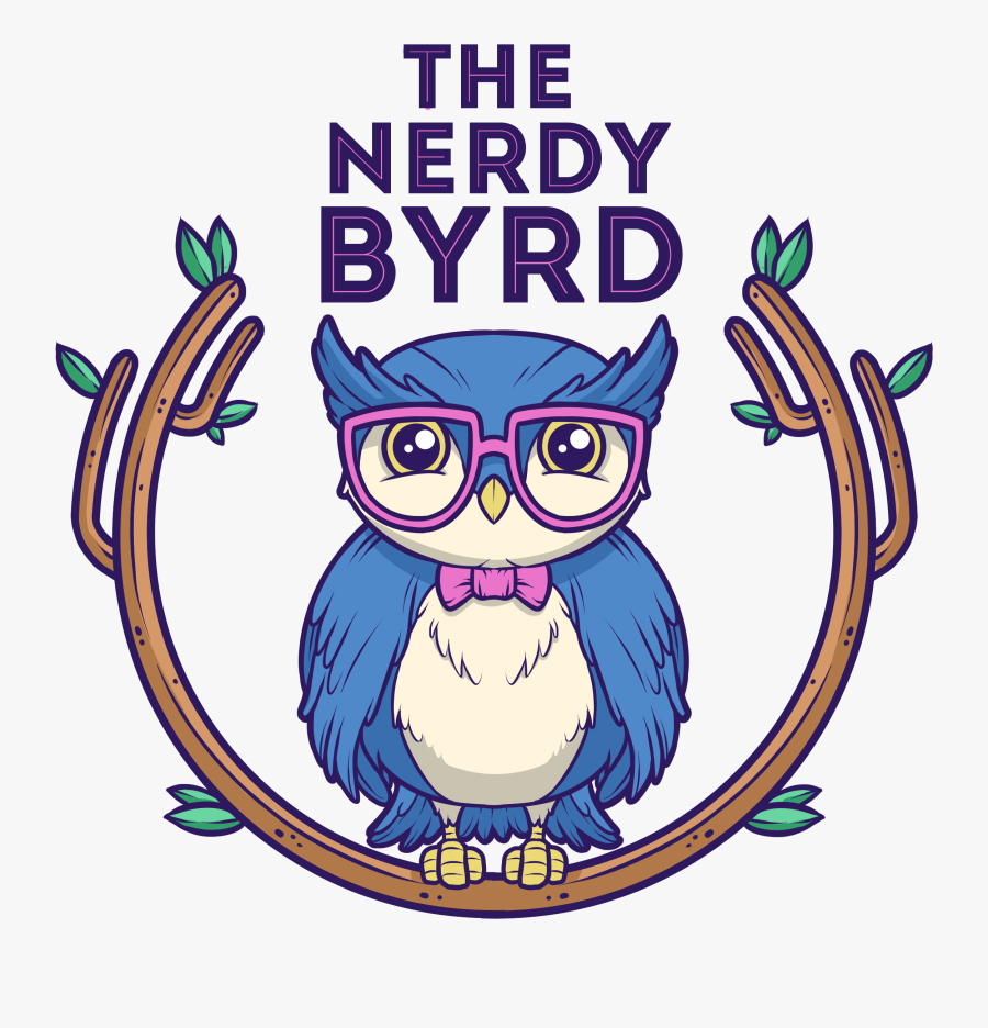 Nerdy Byrd, Transparent Clipart