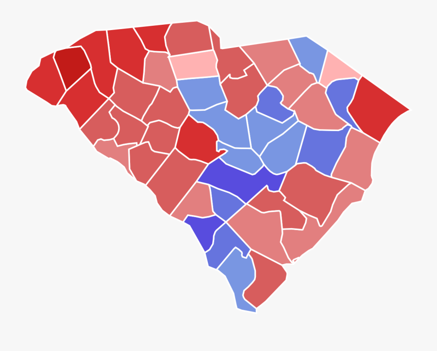 United States Senate Special Election In South Carolina, - South Carolina Voting Map 2016, Transparent Clipart