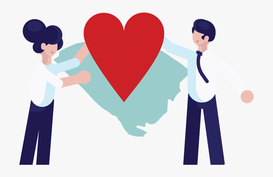 Two People Forming A Nonprofit In South Carolina - Nonprofit Organization, Transparent Clipart