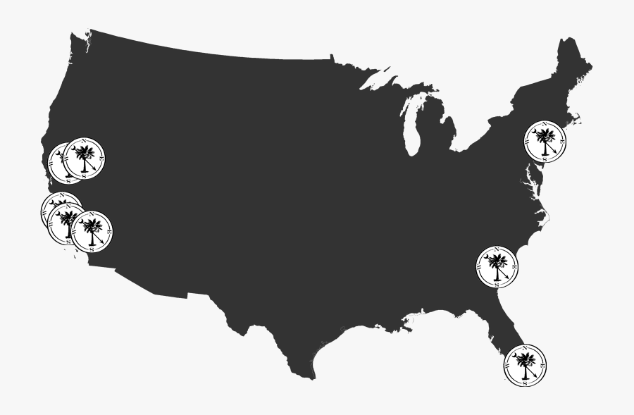Map Of Ebb & Flow Pictures Locations - Us House Elections 2018, Transparent Clipart