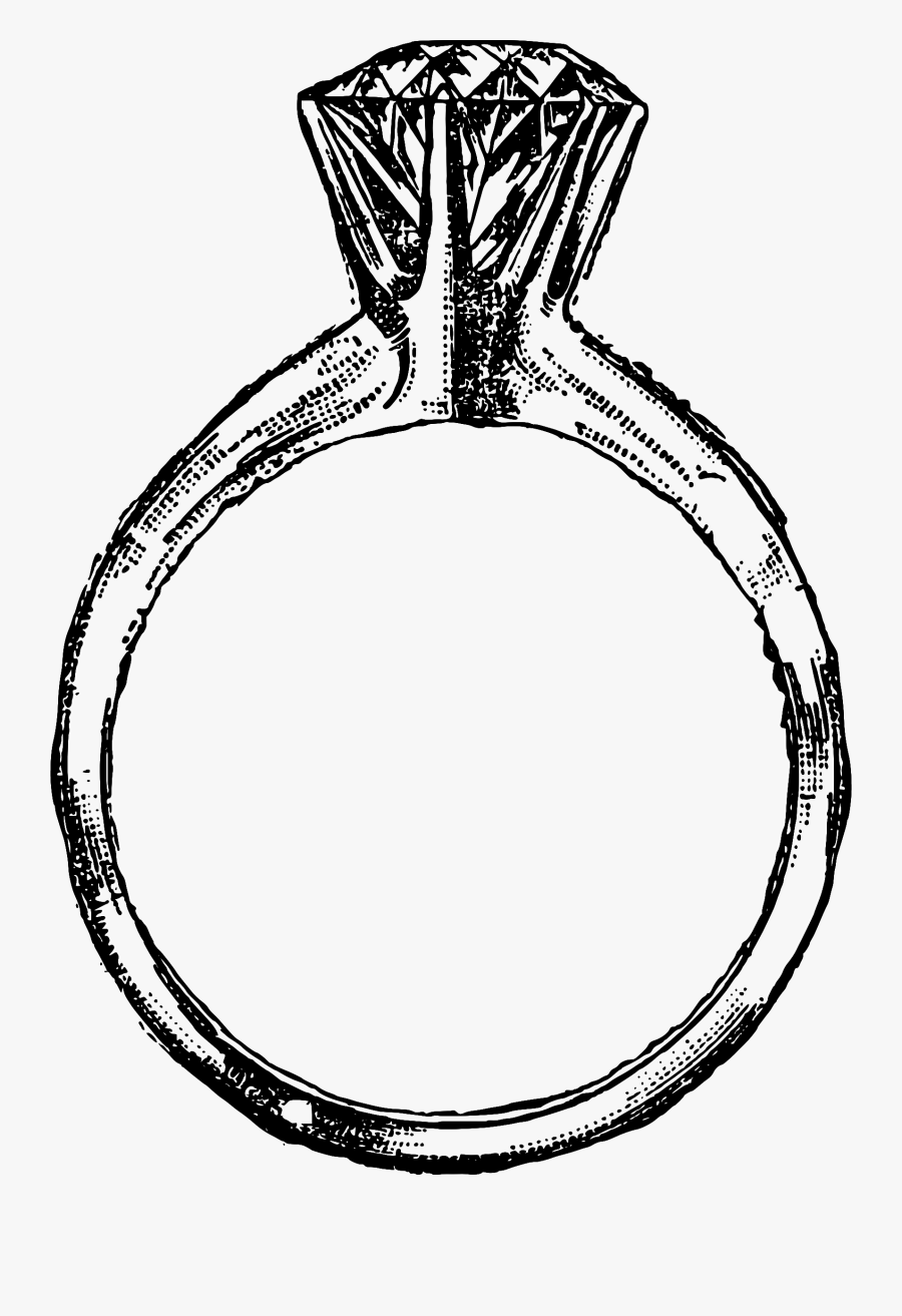 Cliparts For Free Download Ring Clipart Painting Wedding - Wedding Ring Clipart Black And White, Transparent Clipart