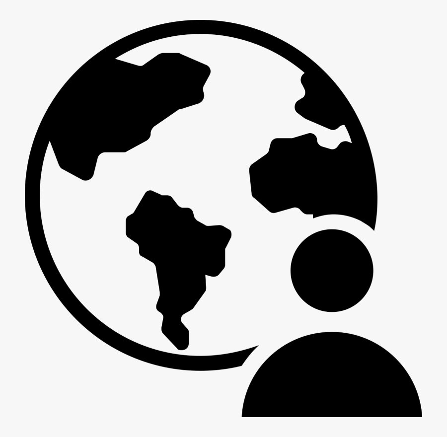 Globe Favicon, Transparent Clipart