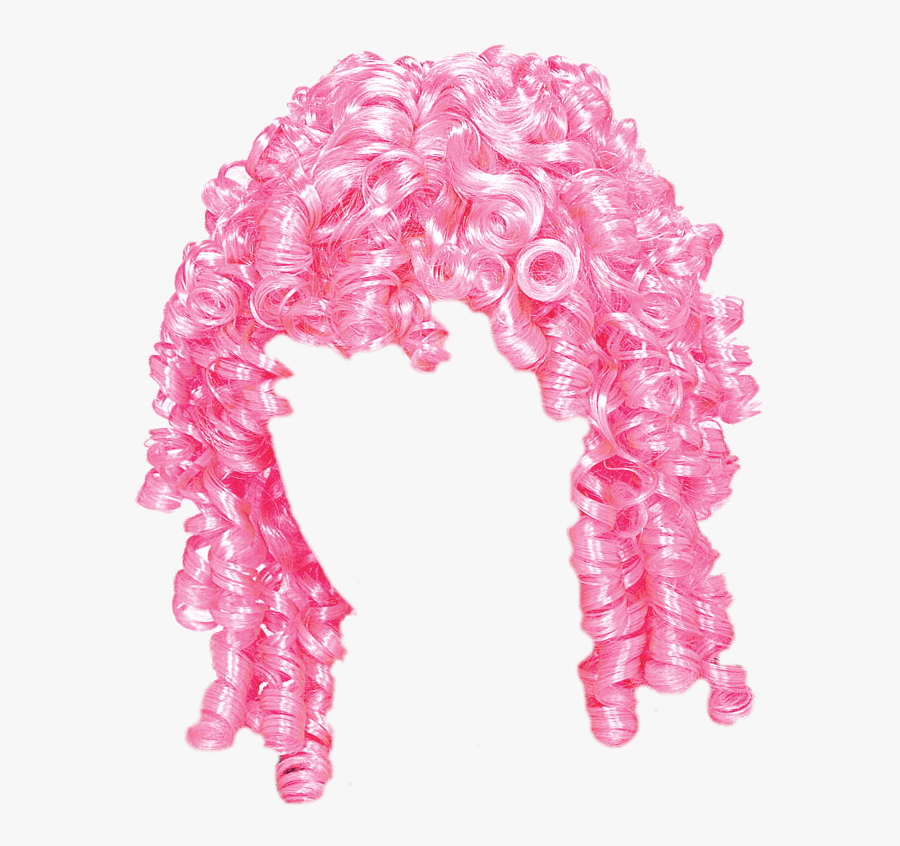Transparent Wigs Clipart - Transparent Pink Lace Wig, Transparent Clipart