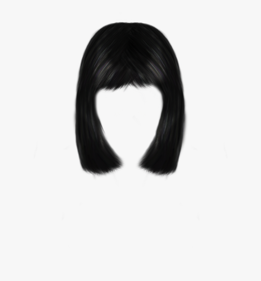 Lady Black Hair Png, Transparent Clipart