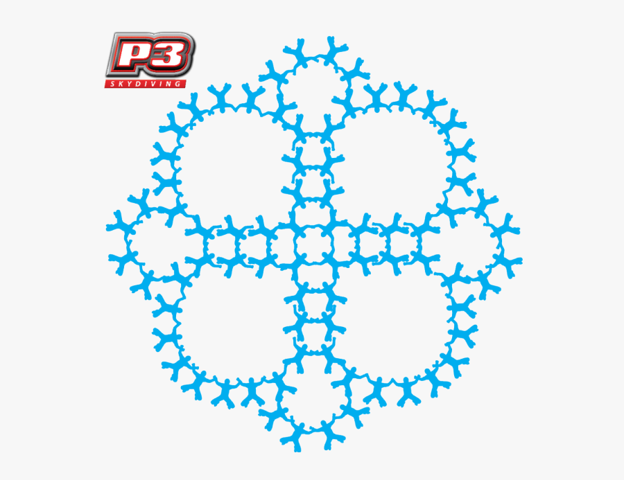 Big Way Formation Skydiving, Transparent Clipart