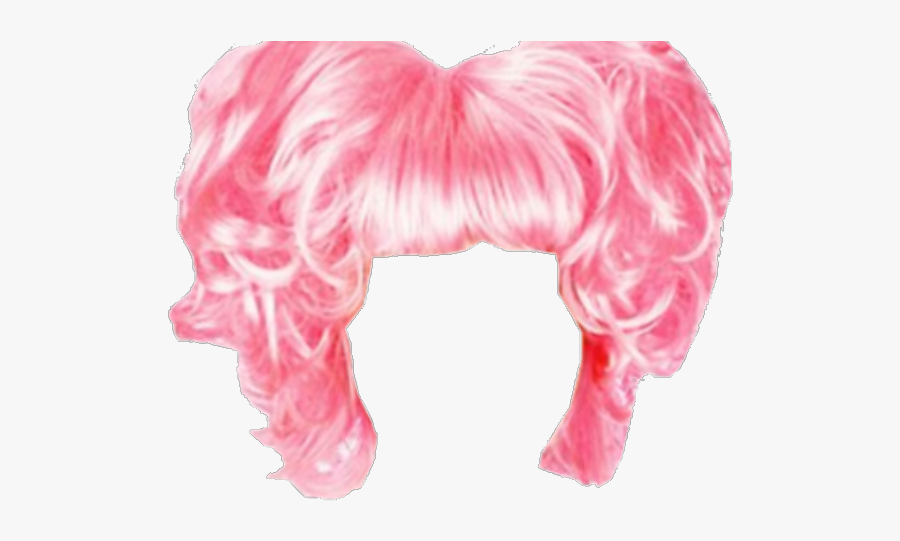 Pink Wig Clip Art, Transparent Clipart