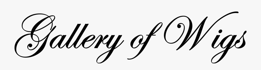 Gallery Of Wigs - Calligraphy, Transparent Clipart