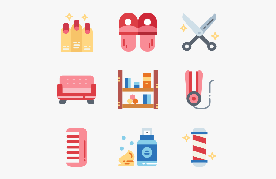 Hair Salon, Transparent Clipart