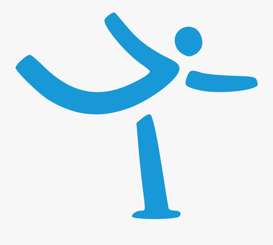 Figure Skating Logo Olympics, Transparent Clipart