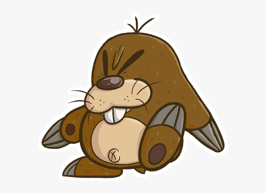 Monty Mole - Cartoon, Transparent Clipart