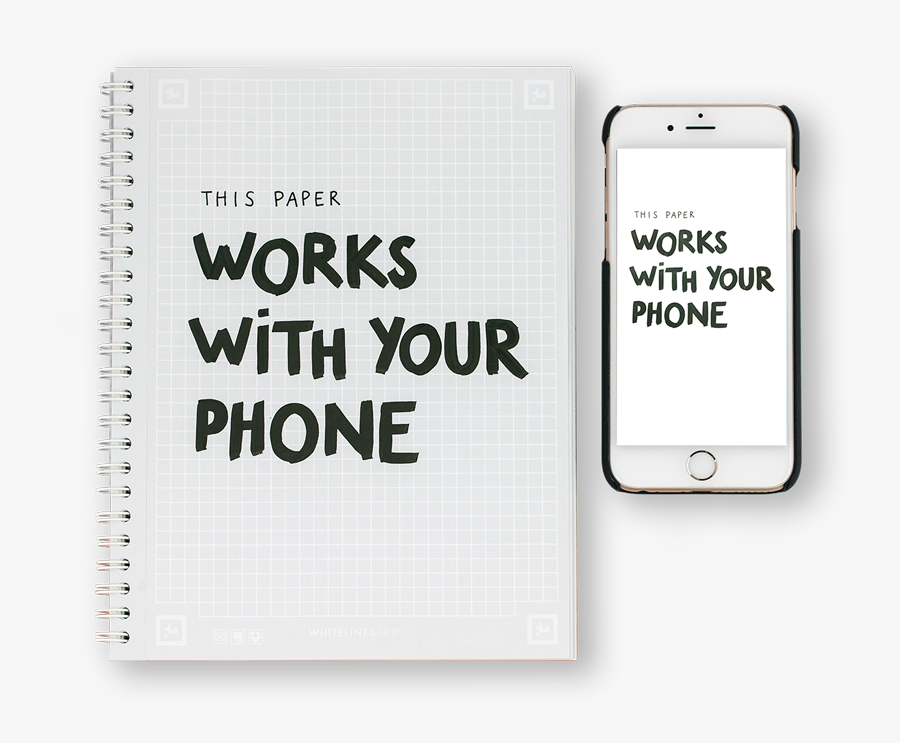 Clip Art Best Graph Paper Notebook - Whiteline Book, Transparent Clipart