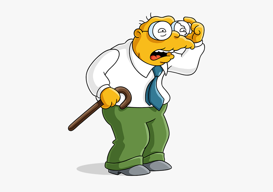 Moleman - Simpsons Hans Moleman Mom, Transparent Clipart
