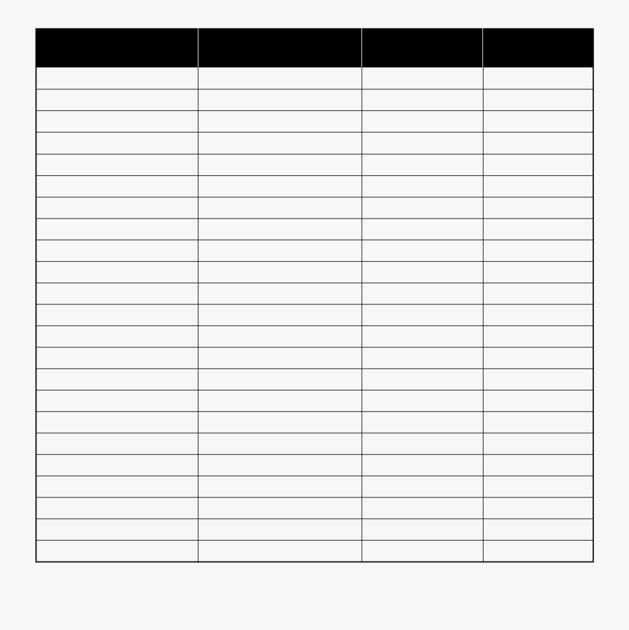 Sample Spreadsheet Clip Art Cliparts - Colorfulness, Transparent Clipart