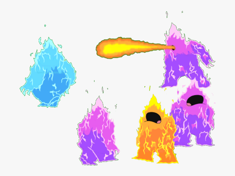 Fire Creatures - Family Guy Quest For Stuff Creatures, Transparent Clipart