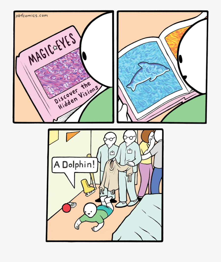 Magic Eyes - Perry Bible Fellowship Dark Comics, Transparent Clipart