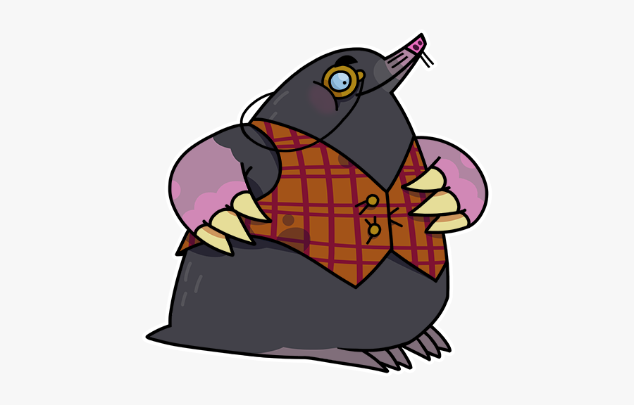 Gentle Mole Messages Sticker-5 - Illustration, Transparent Clipart