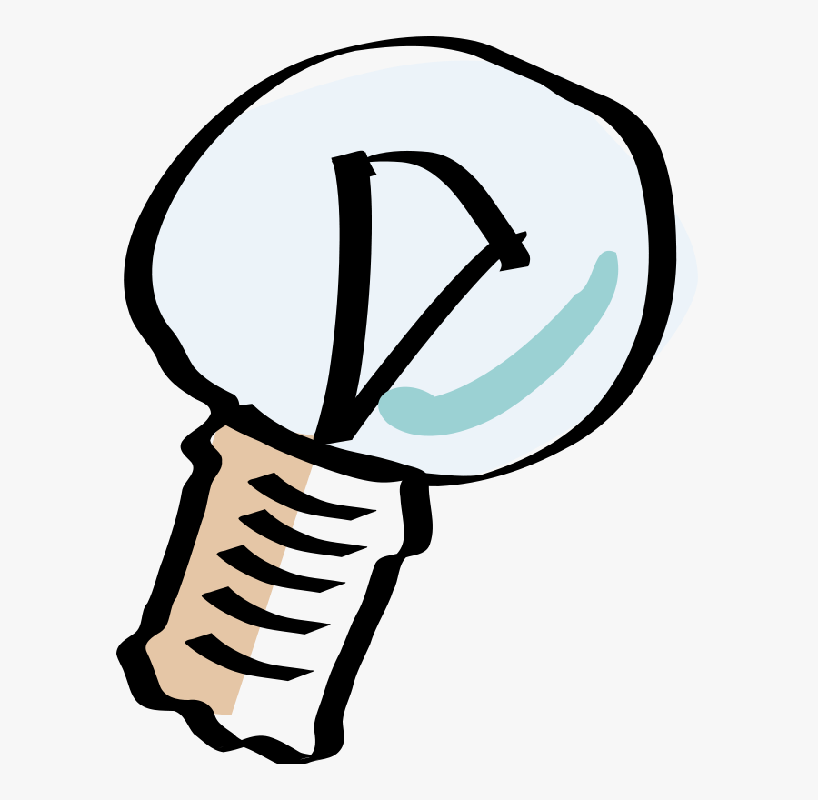 Lightbulb, Bulb, Light, Lighting, Fixture, Bright - Uv Light Bulb Cartoon, Transparent Clipart