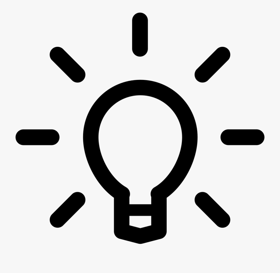 Light Bulb On - Idea Plan Action Png, Transparent Clipart