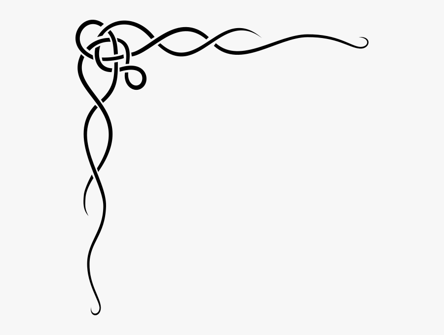 Vine Border, Transparent Clipart