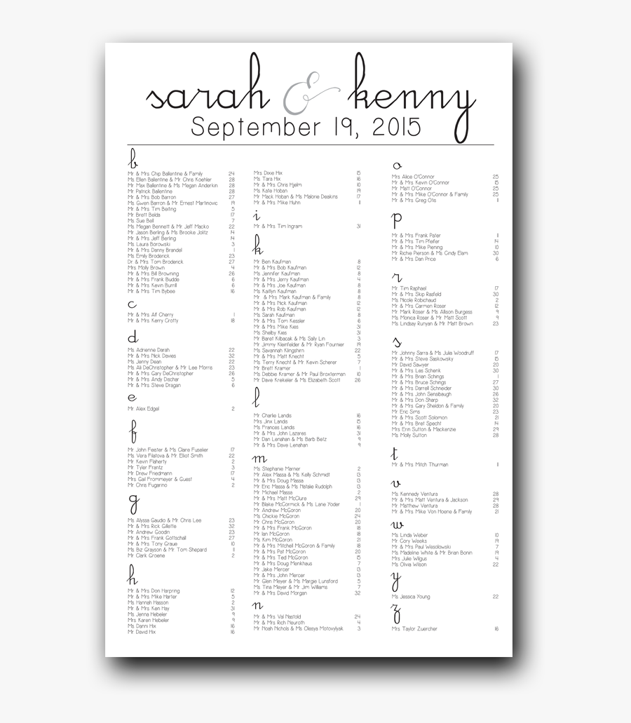 Clip Art Calligraphy Ideas Pinterest - Alphabetical Order Seating Chart, Transparent Clipart