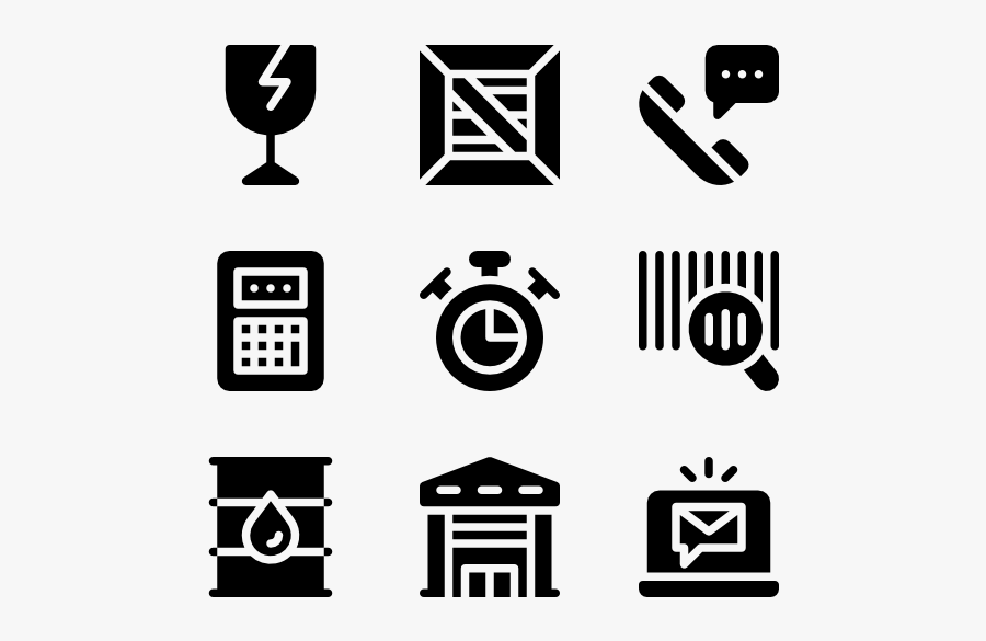 Logistics - Inspiration Icons, Transparent Clipart