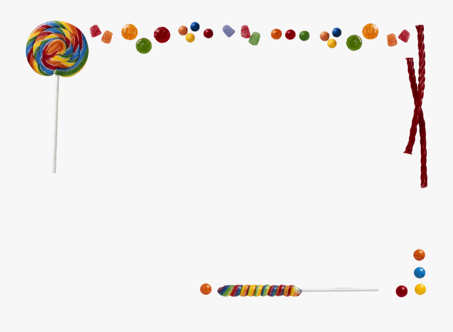 Transparent Candy Land Clipart - Candies Border Png Transparent, Transparent Clipart
