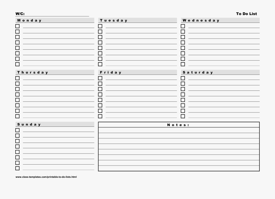 clip art free blank templates word printable 7 day weekly planner