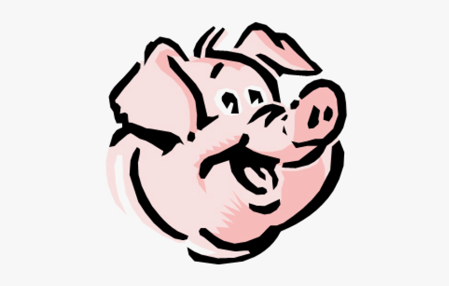 Wild Boar Drawing Pig Roast Clip Art - Pigs Face Clipart, Transparent Clipart