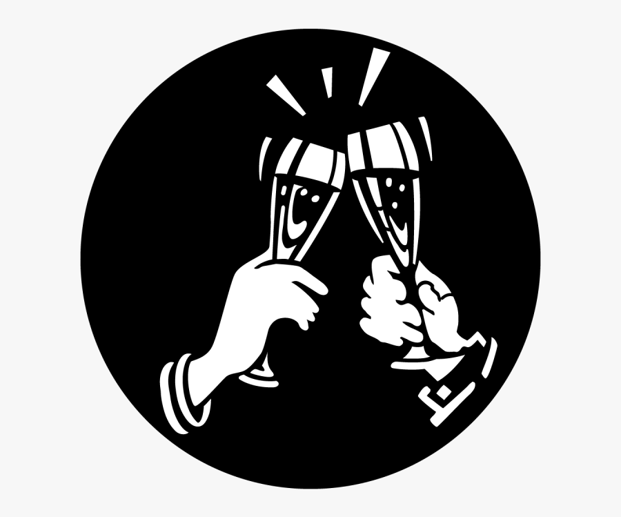 Happy New Year Gobo, Transparent Clipart