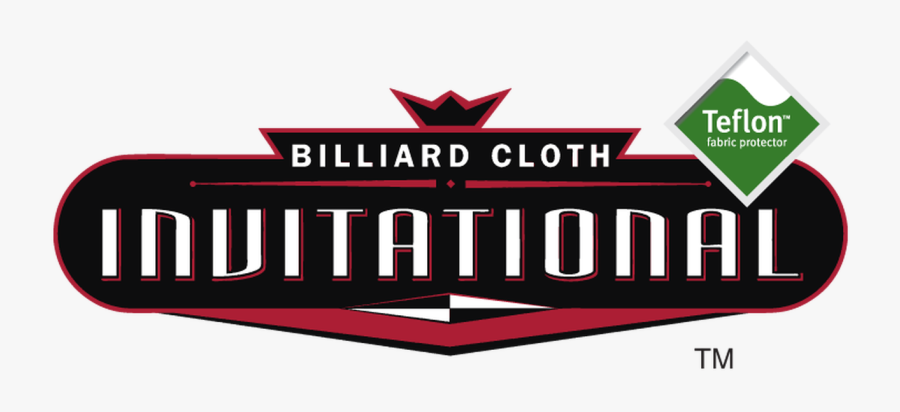Championship Invitational Pool Table Cloth With Teflon - Label, Transparent Clipart
