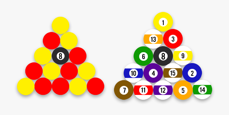 8 Ball Pool Racks - 8 Ball Rack, Transparent Clipart