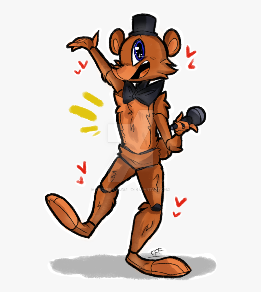 Transparent Five Nights At Freddy"s Clipart - Freddy Fazbear Drawing Fnaf Cute, Transparent Clipart