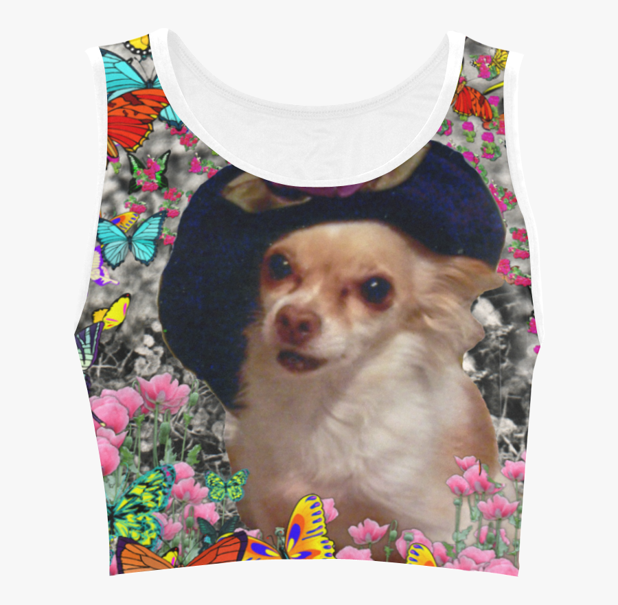 Chi Chi In Yellow Butterflies, Chihuahua Puppy Dog - Chihuahua, Transparent Clipart