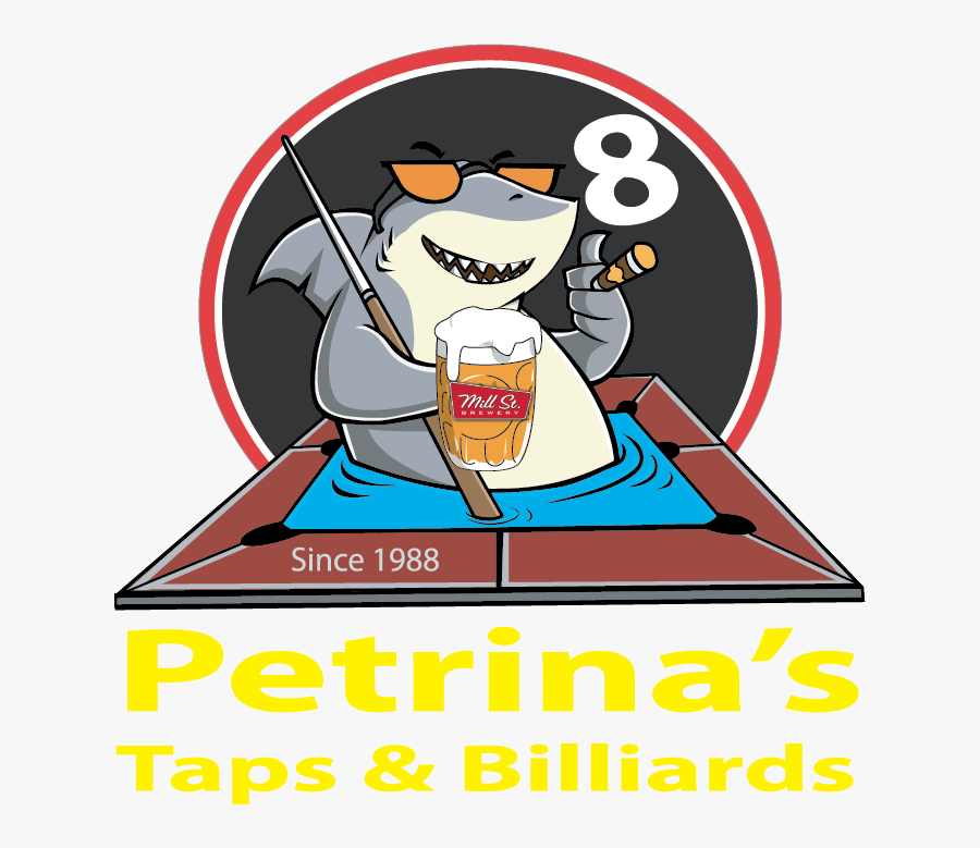 Petrinas Tap And Billiards - Cartoon, Transparent Clipart