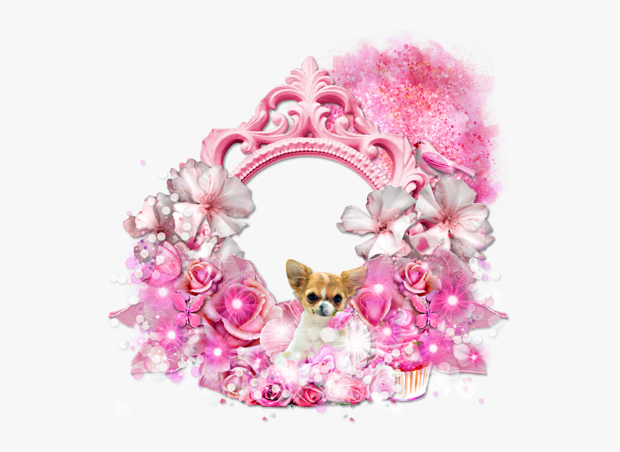 #valentine #love #chihuahua #frame #freetoedit - Clusters Frames Autumn En Png, Transparent Clipart
