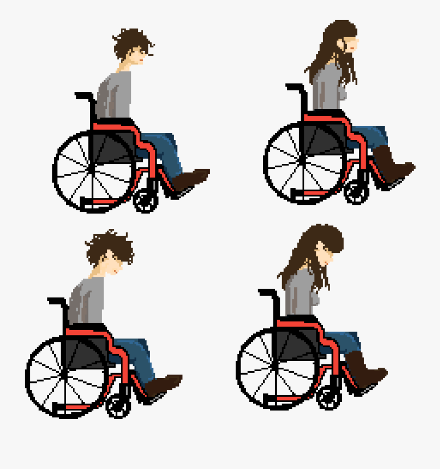 Wheelchair, Transparent Clipart