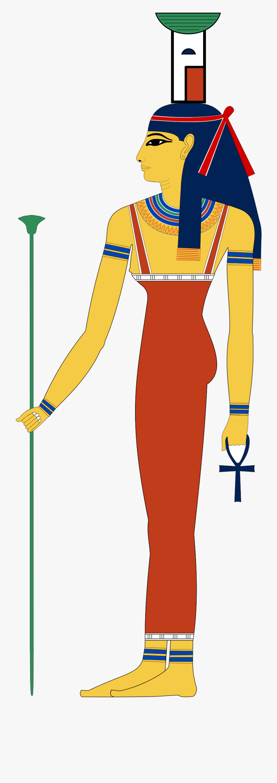 Hathor Ancient Egypt, Transparent Clipart