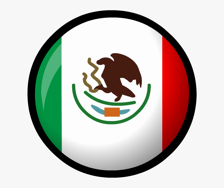 Transparent Mexico Flag Clipart - Club Penguin Mexico, Transparent Clipart