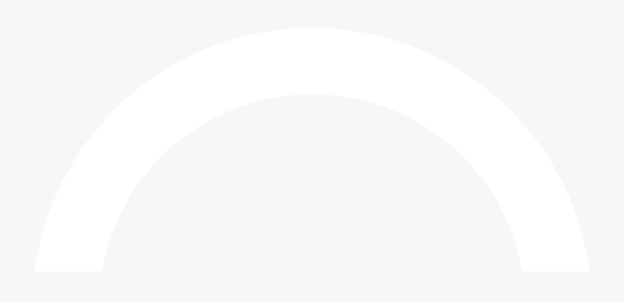 Half Circle White Png, Transparent Clipart
