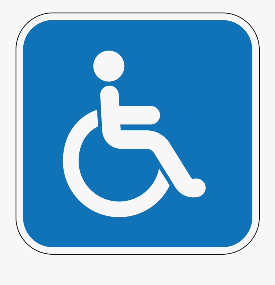 Wheelchair Sign Hd Transparent, Transparent Clipart