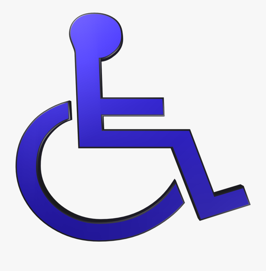 Wheelchair Disabled Handicapped Free Picture - Disabled Toilet Sign Png, Transparent Clipart