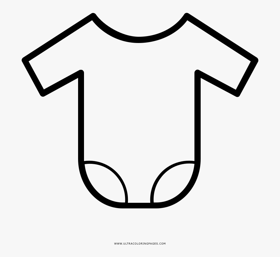 Onesie Coloring Page - Book Response Projects T Shirt, Transparent Clipart