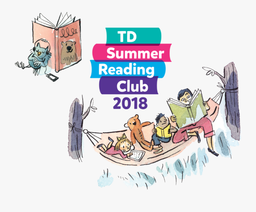 Summer Reading Club Library, Transparent Clipart