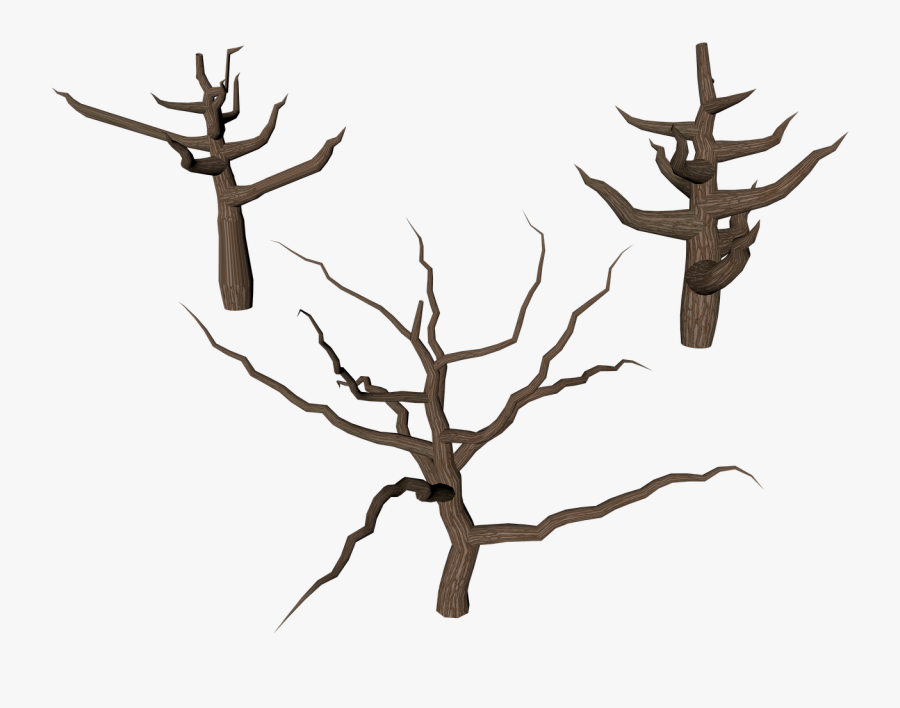 Dead Tree Trunks Clip Arts - Tree Horn Png, Transparent Clipart