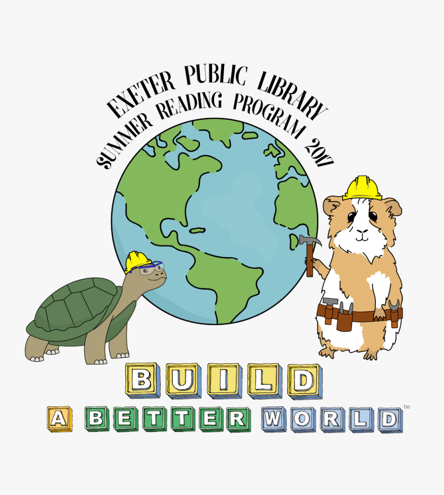 Picture Of A Tortoise And A Guinea Pig In Construction - Cartoon, Transparent Clipart