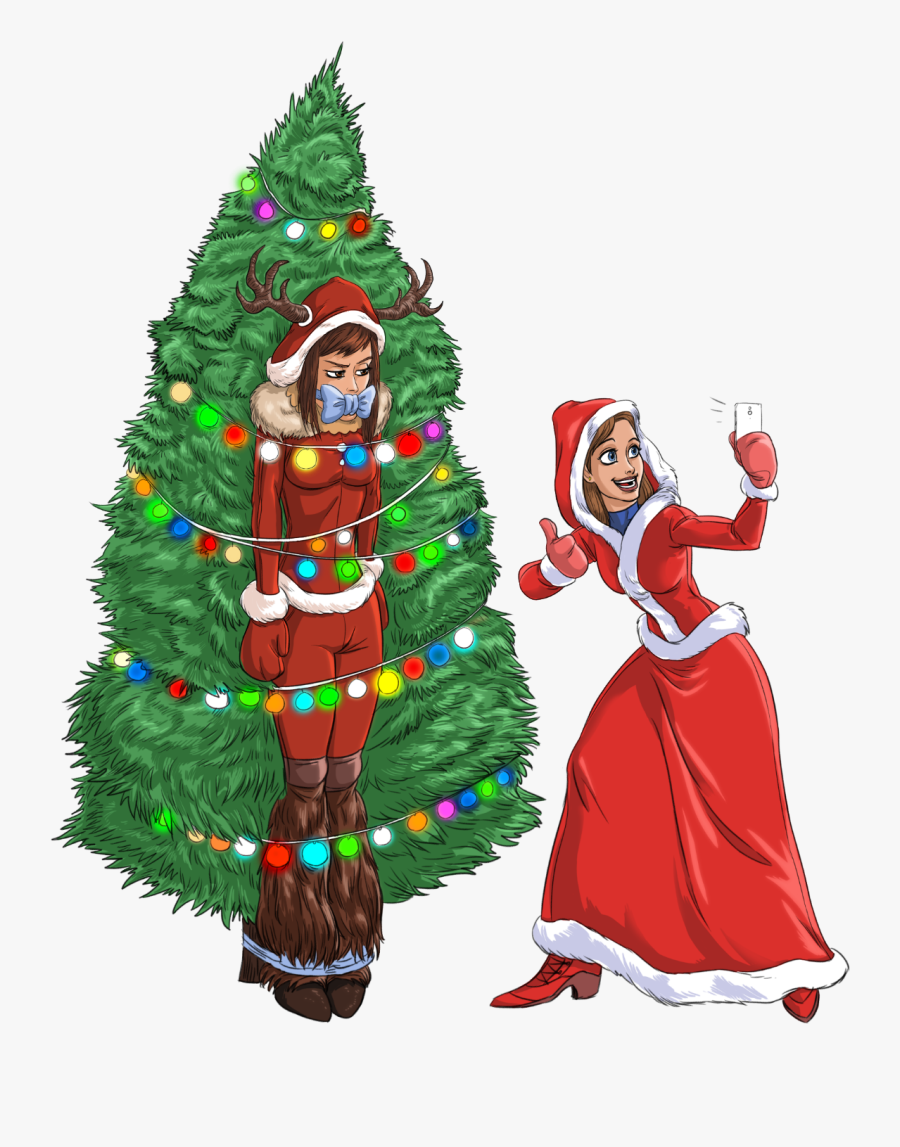 Bunny & Alissa Christmas Large - Christmas Day, Transparent Clipart