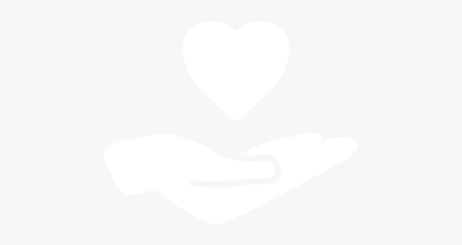 Donate Hand Png White, Transparent Clipart