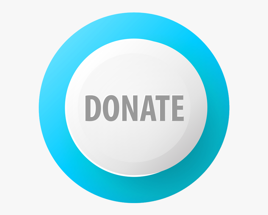 Donation Button Sticker Clip Art - Circle, Transparent Clipart