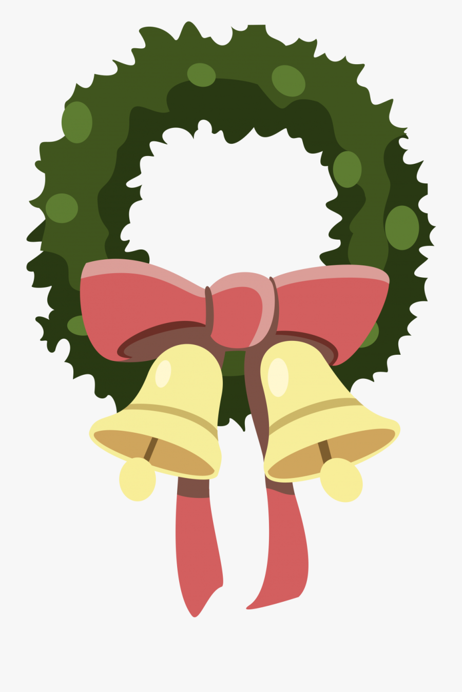Wreath Christmas Vector Clip Art Free File - Vector Christmas Wreath Png Free, Transparent Clipart
