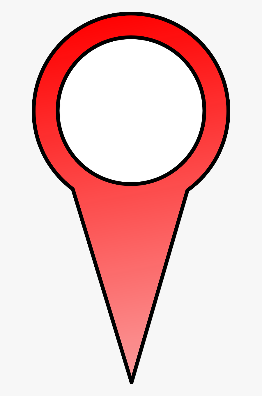 Red Map Pin - Map Pin Clip Art, Transparent Clipart